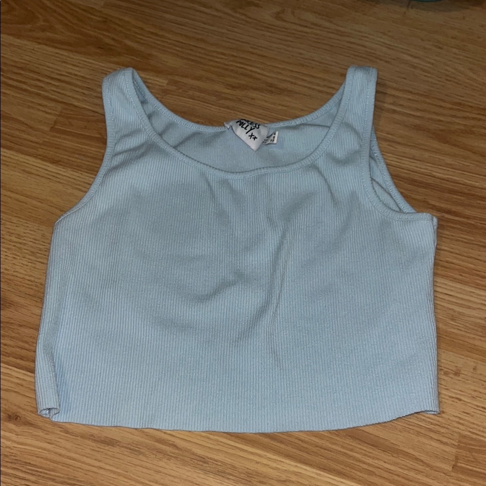 Princess Polly Sky Blue Tank Top